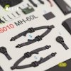 KELIK K35010 MH-60L BLACK HAWK INTERIOR 3D DECALS FOR KITTY HAWK KIT 1/35